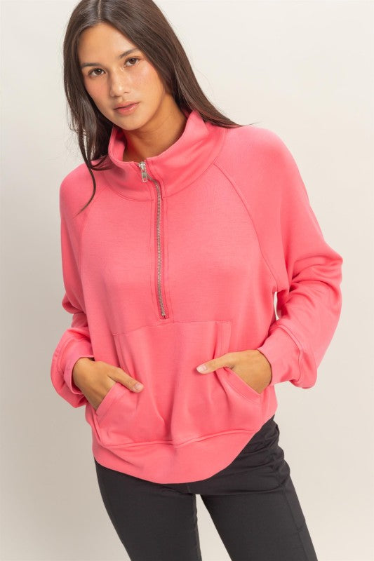 Half-zip Collar Pullover