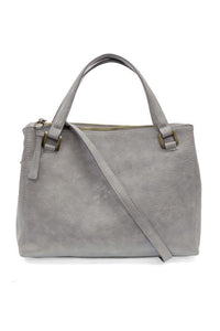 JOY SUSAN SHAWNA TRIPLE ZIP SATCHEL CROSSBODY