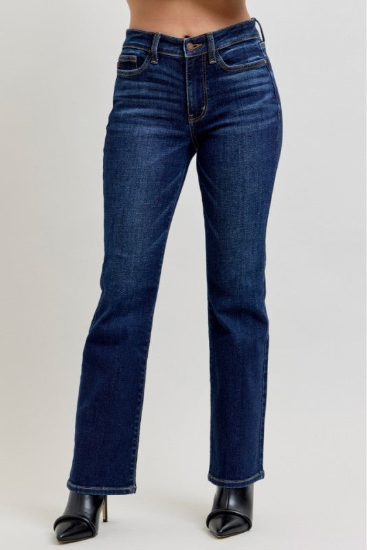 Judy Blue Mr Petite Dark Wash Bootcut