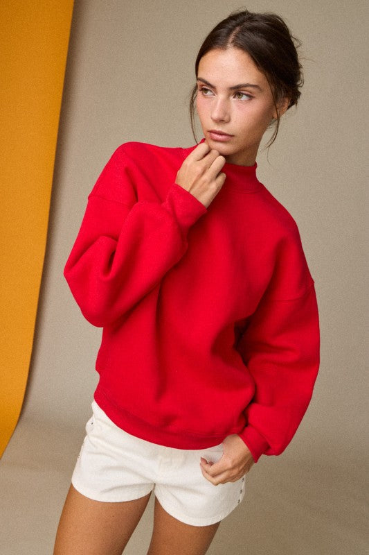 Mock Neck Sweater
