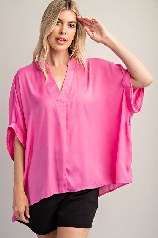 V neck With Oversize Top