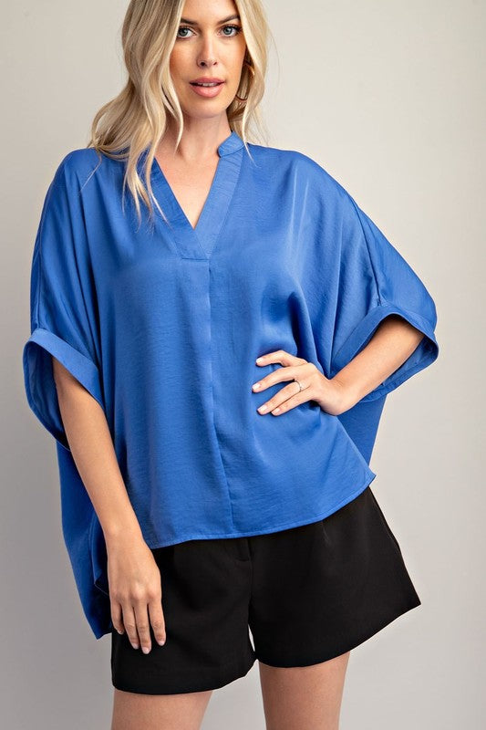 V neck With Oversize Top