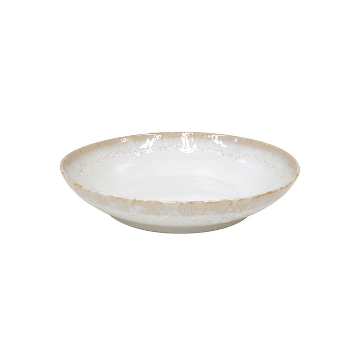 Casafina Low Serving Bowl Taormina White