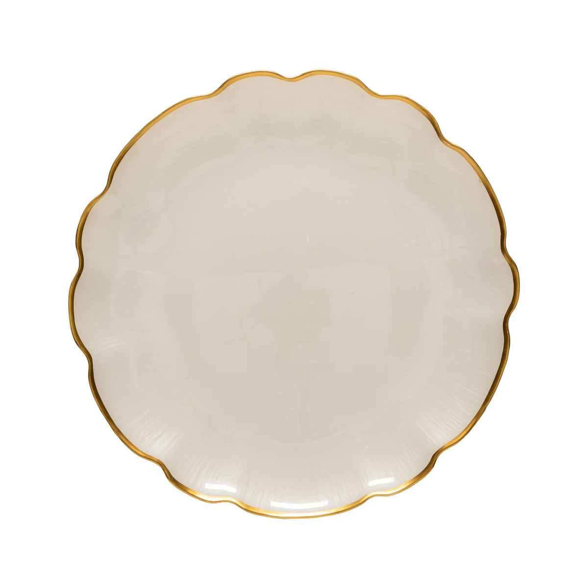 Casafina Glass Scallop Charger Plate Francesca