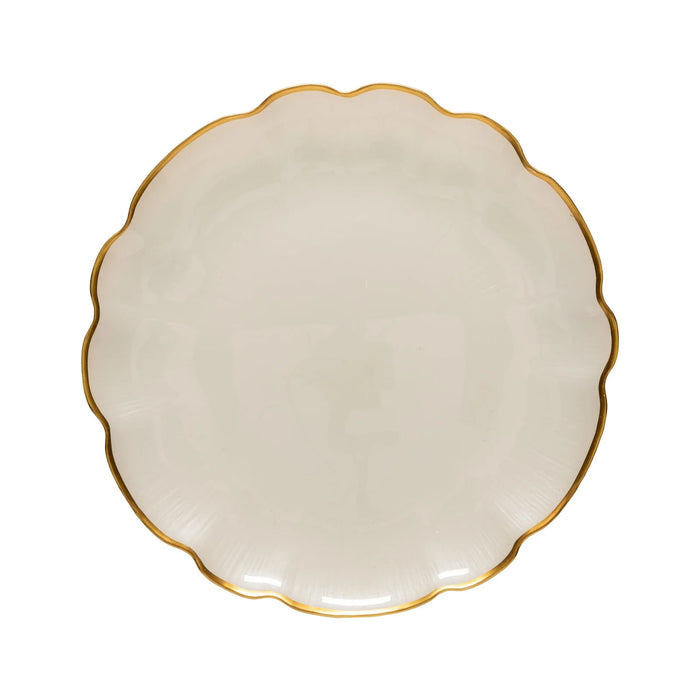 Casafina Glass Scallop Charger Plate Francesca