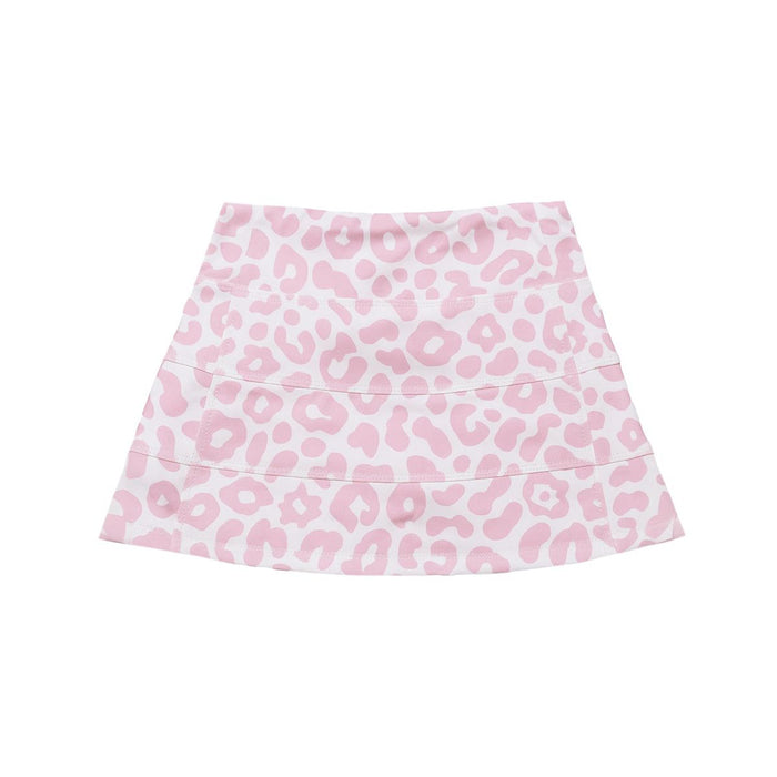 Bella Cher Pink Leopard Tennis Skort
