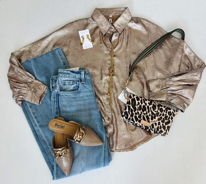 Voluminous Sleeve Blouse