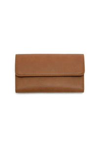 JOY SUSAN CAMEL MARNIE MINI TRI-FOLD WALLET