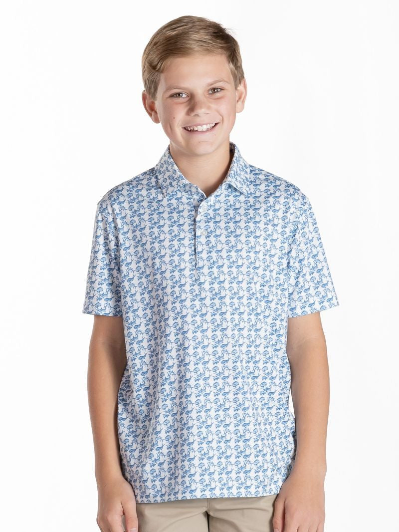 Simply Southern Youth Fish Polo