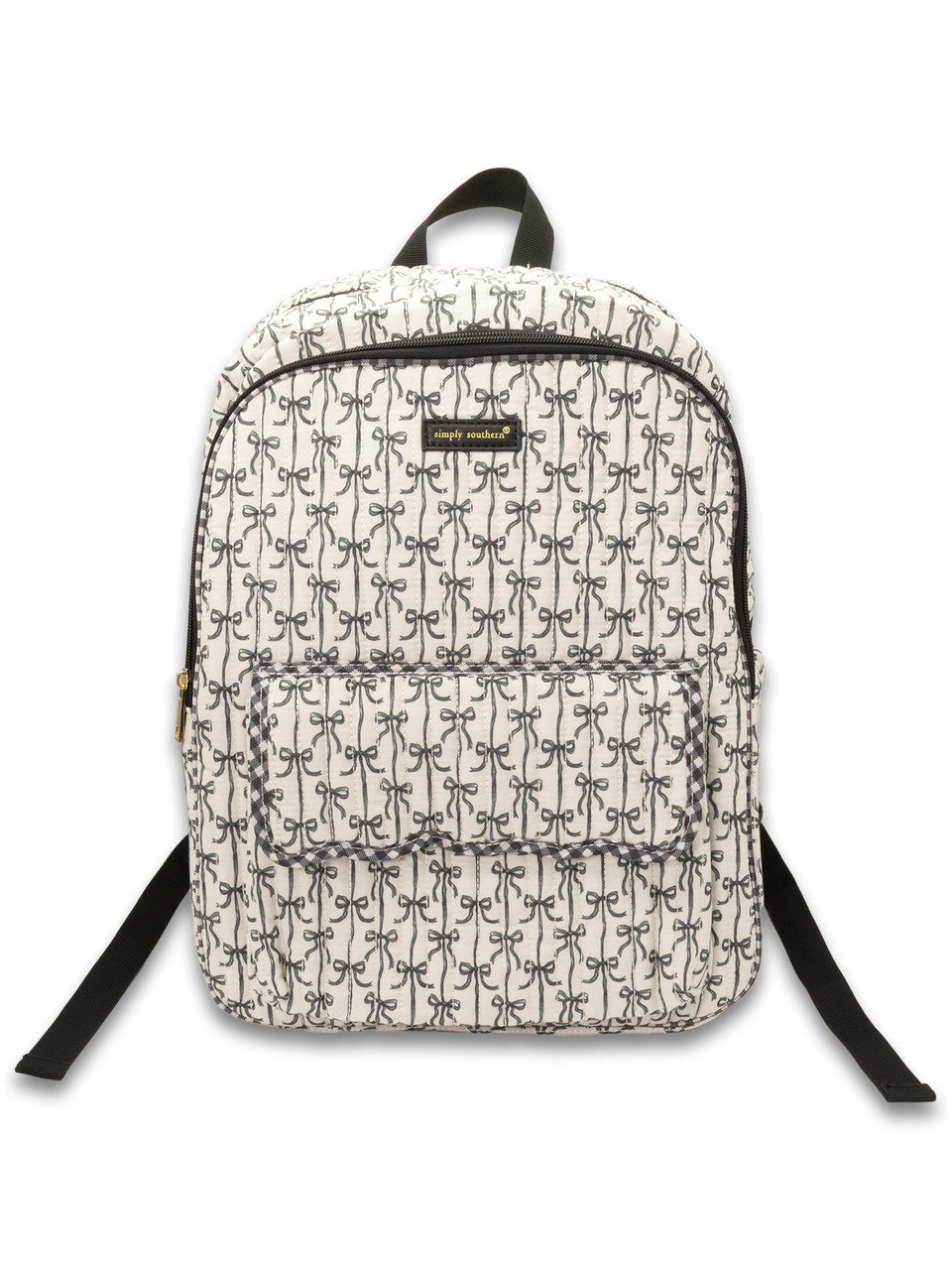 Simply Southern Cream/Black Bow Backpack
