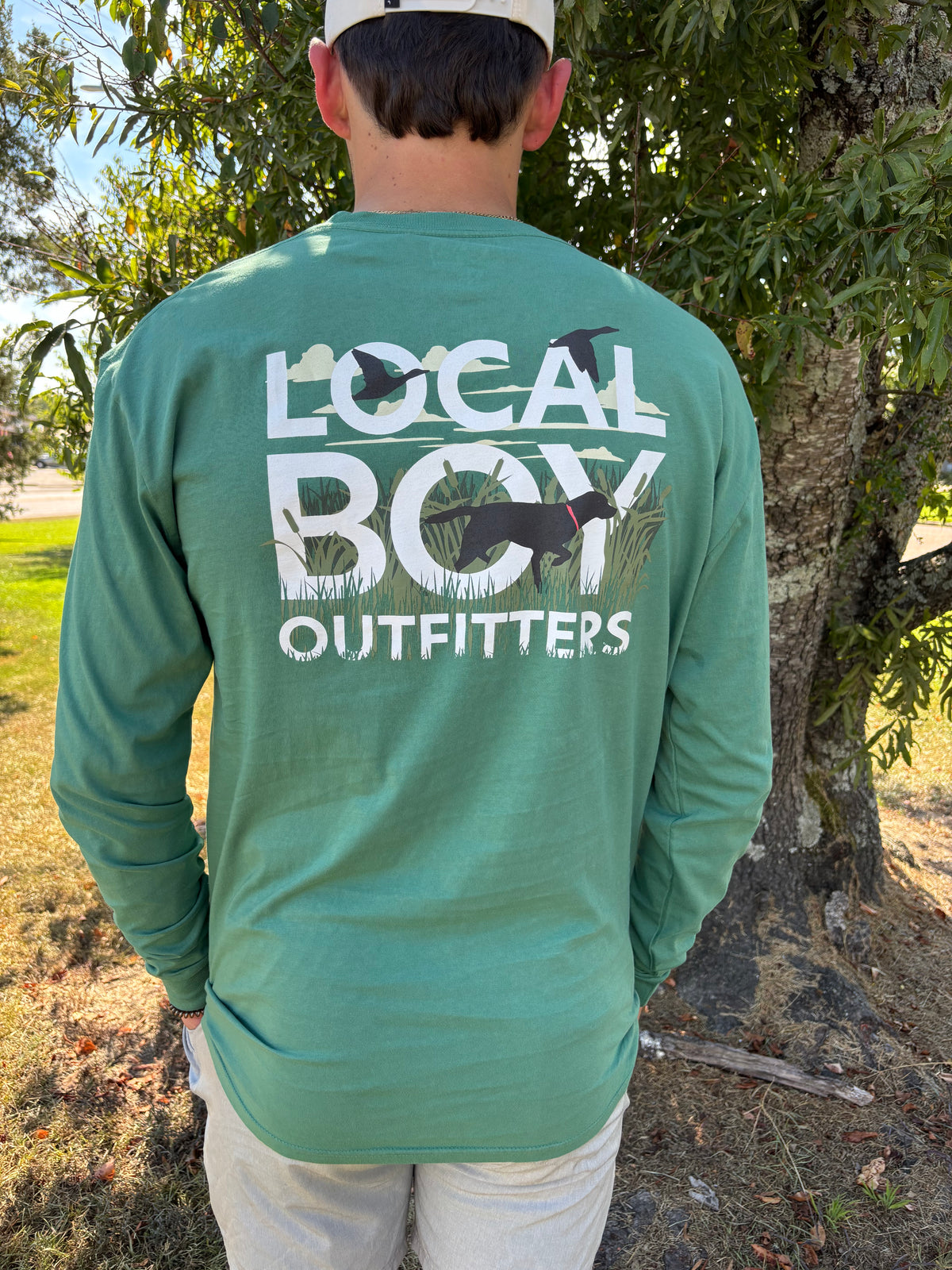 Local Boy - Text and Tail LS Tee