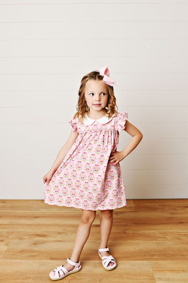 Swoon Kids Floral Proper Flutter Dress