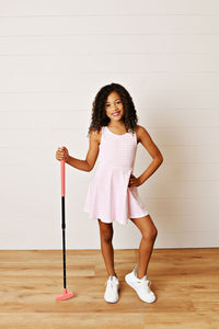 Swoon Kid Pink Gingham Dress