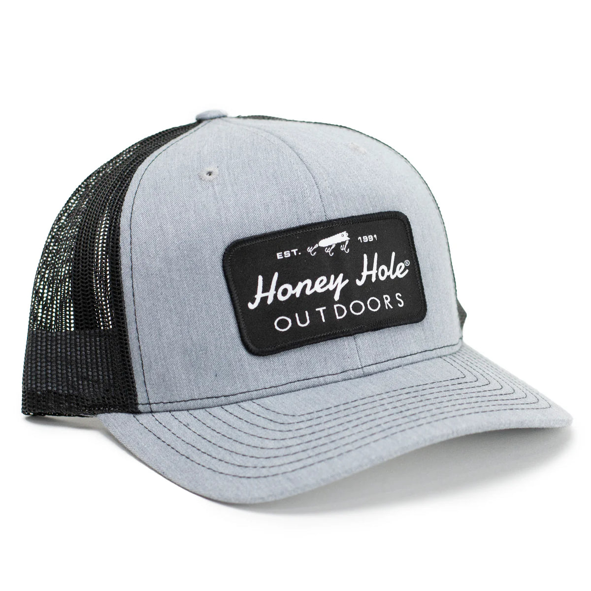 Honey Hole - SNAPBACK - OG REC - HEATHER GREY BLACK