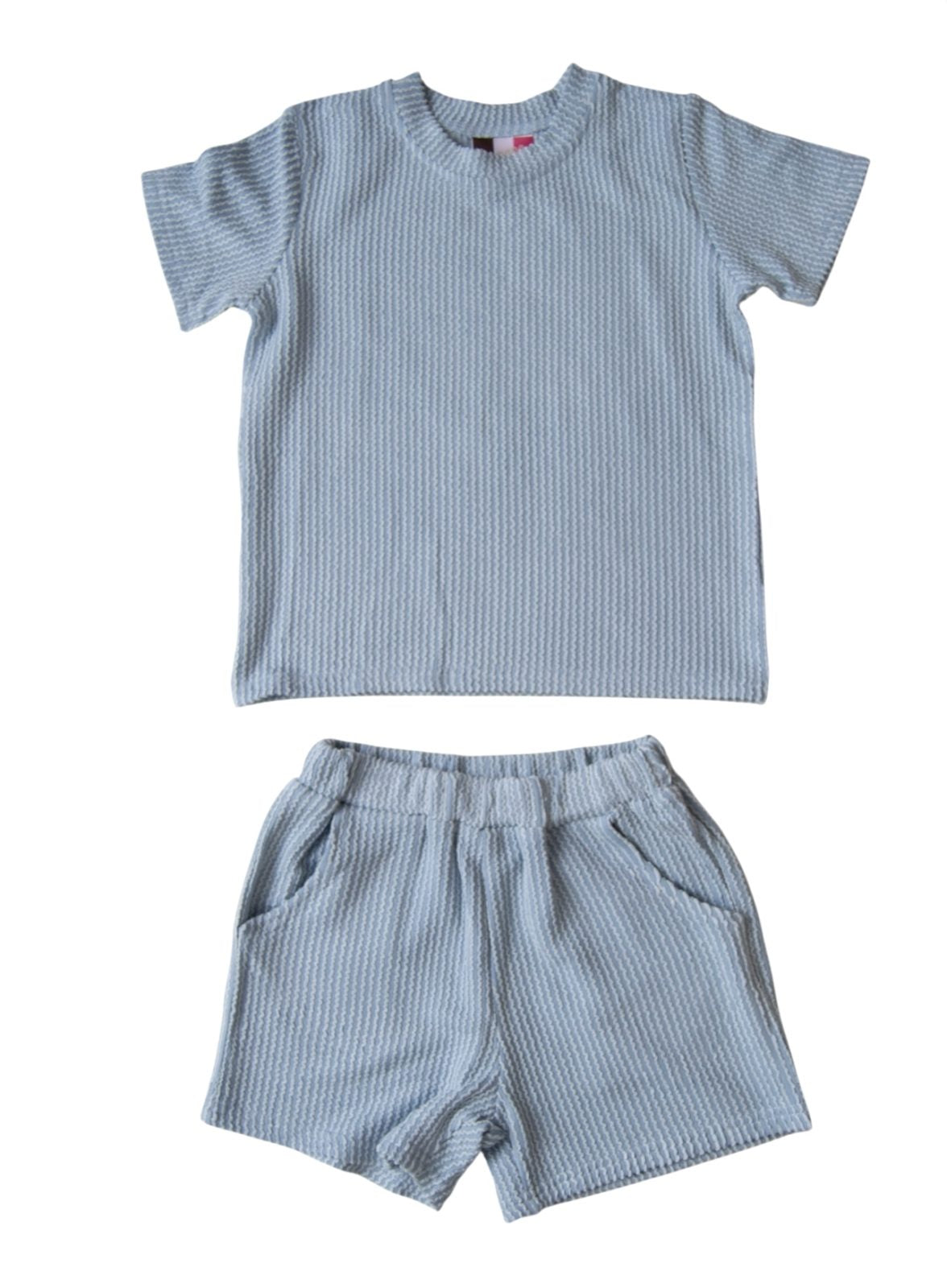 Banana Split Ember Short Set–Blue