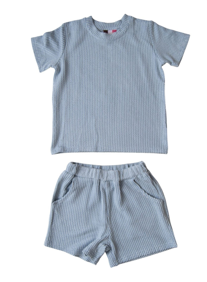 Banana Split Ember Short Set–Blue