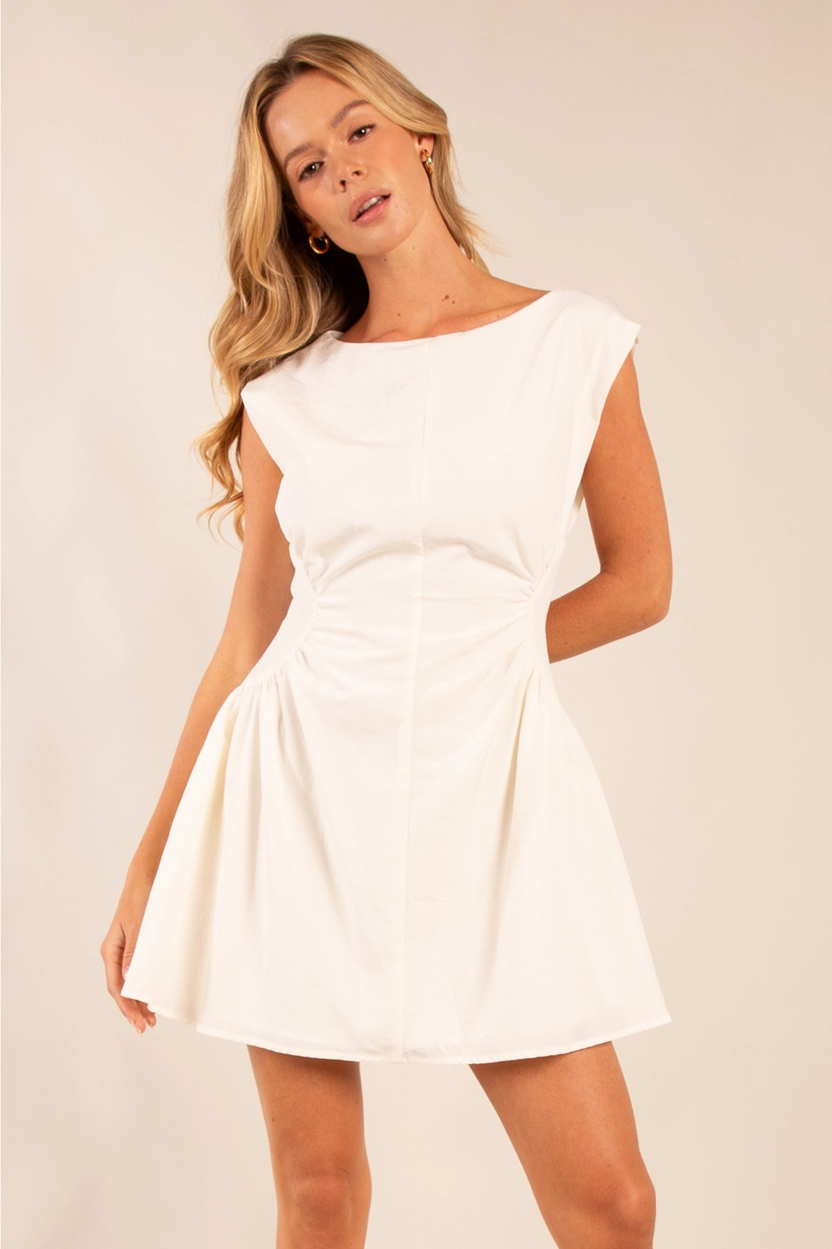 Cap Sleeve Mini Dress