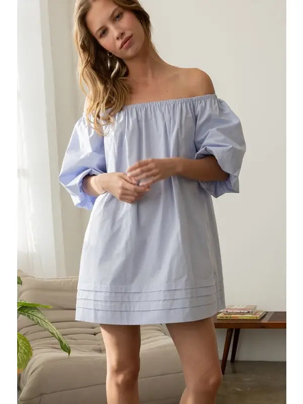 Off-Shoulder Mini Dress