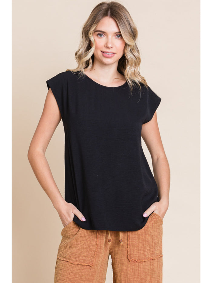 Round Neck Basic Top