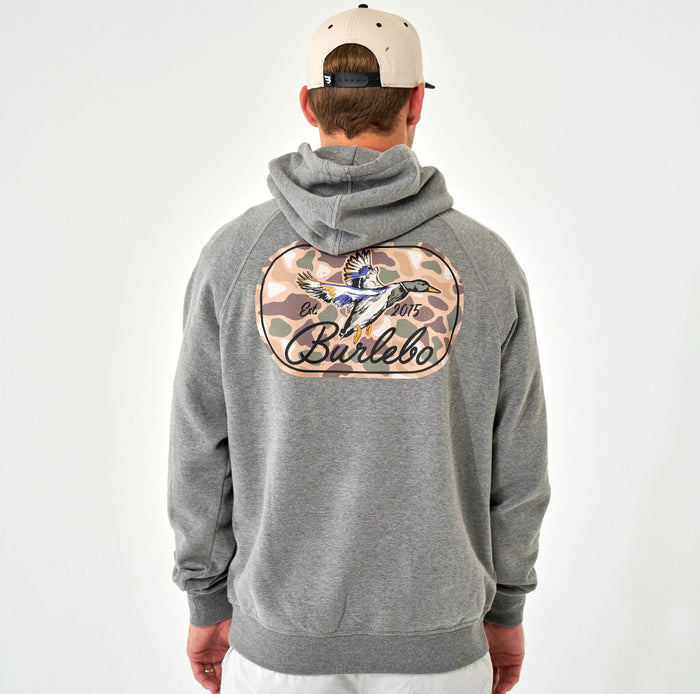 Burlebo Fleece Hoodie Ducks Flying In
