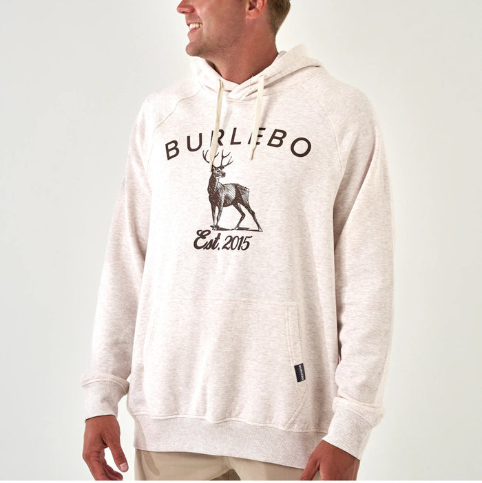 Burlebo Fleece Hoodie Whitetail Deer