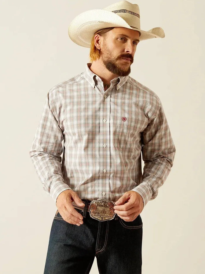 Ariat Pro Grey button up