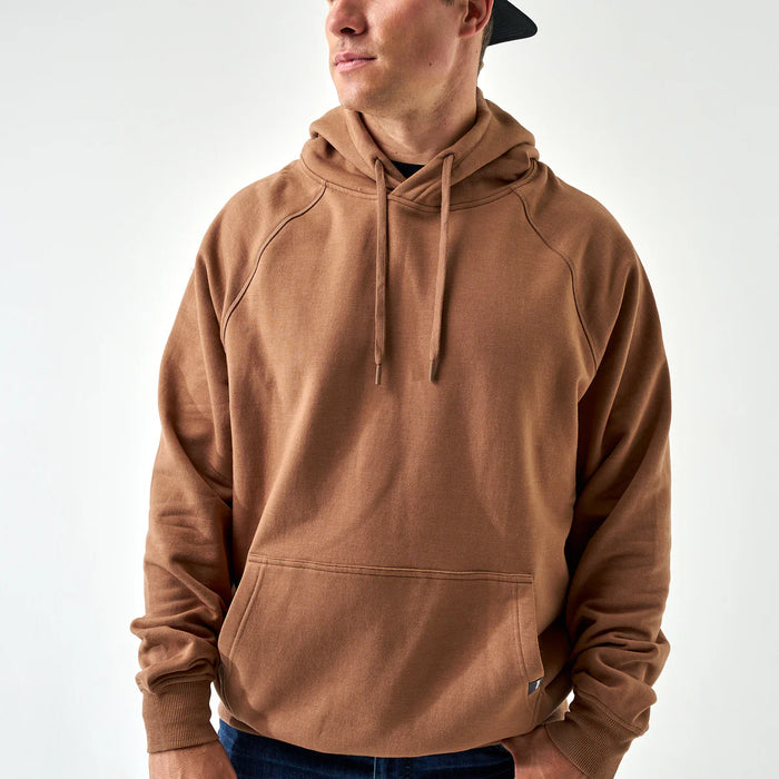 Burlebo Fleece Hoodie- Heather Brown