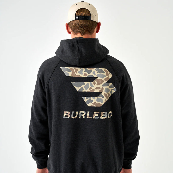 Burlebo Fleece Hoodie- Camo Signature Logo