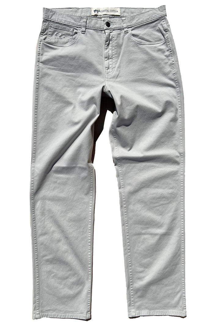 Coastal Cotton- 5 pocket- Grey