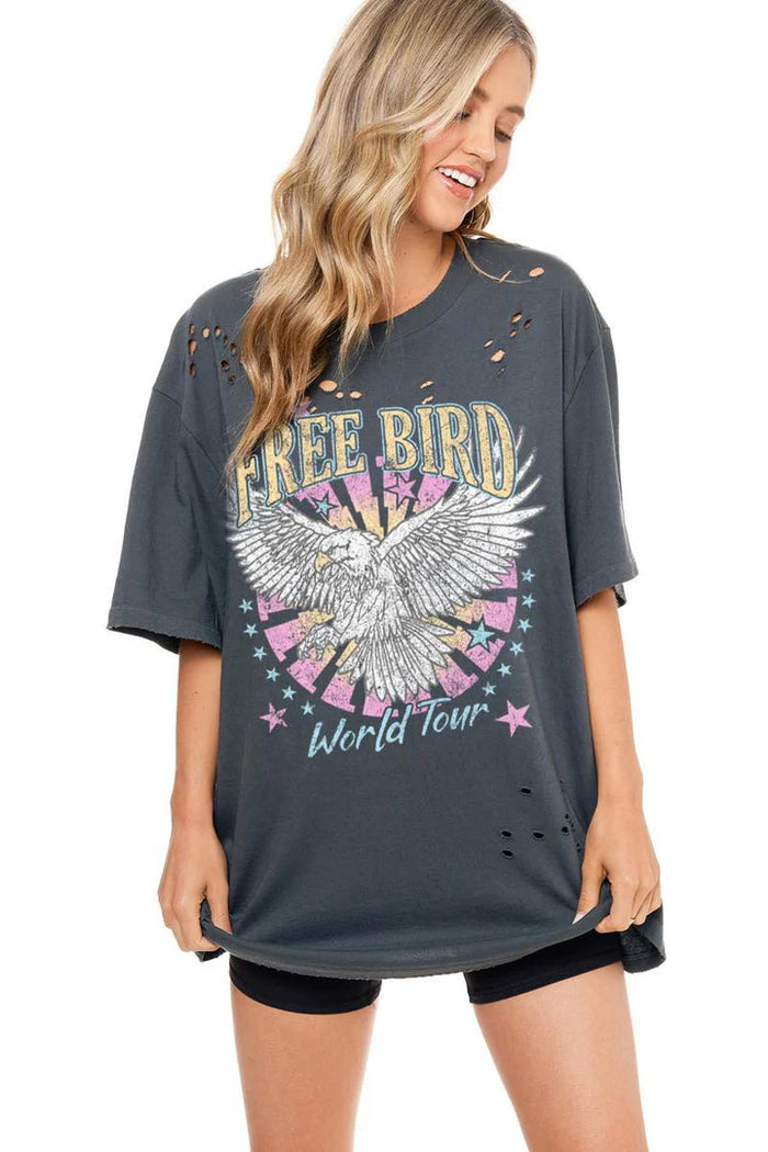 Free Bird World Tour Graphic Tee