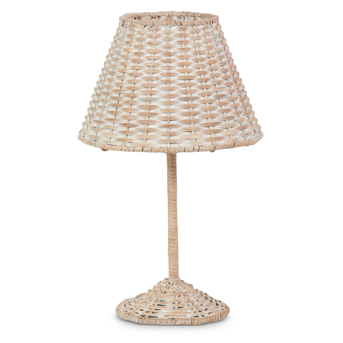 Raz 16.75" Woven Candle Holder With Shade