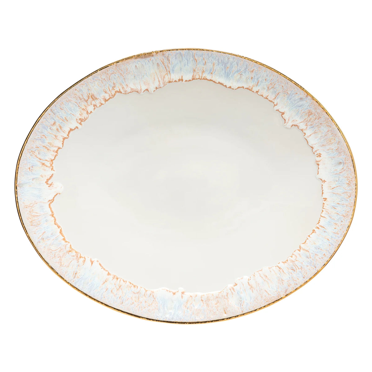 Casafina Oval Platter Taormina Gold
