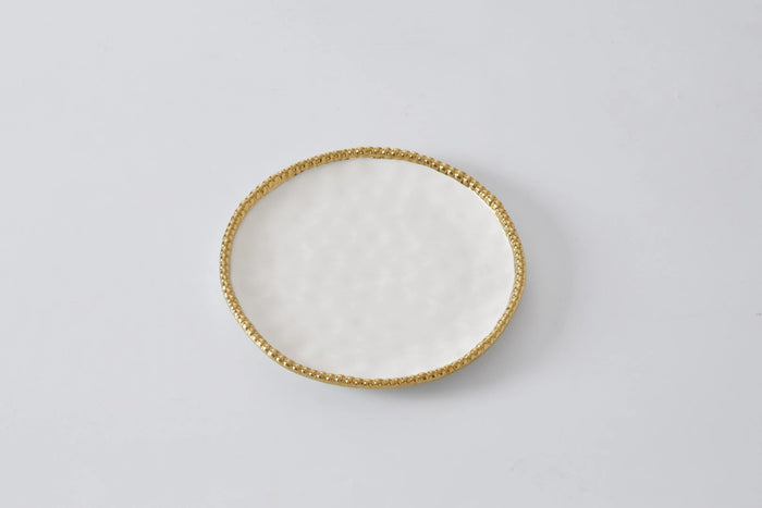 Pampa Bay Round Appetizer/ Dessert Plate Golden Salerno