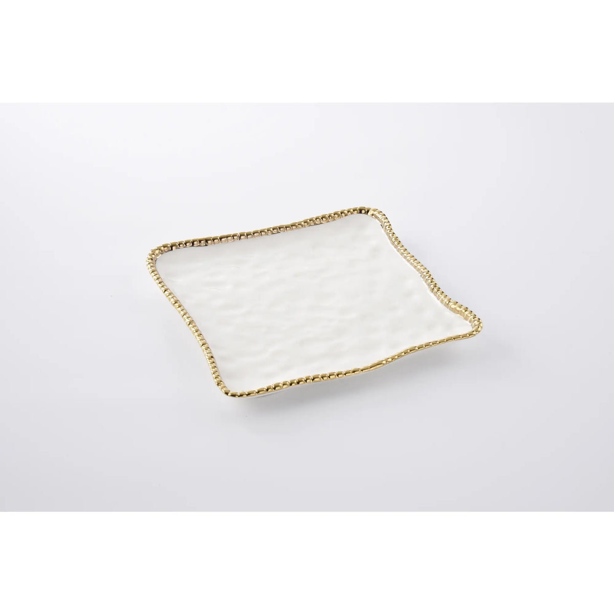 Pampa Bay Square Appetizer/ Dessert Plate Golden Salerno