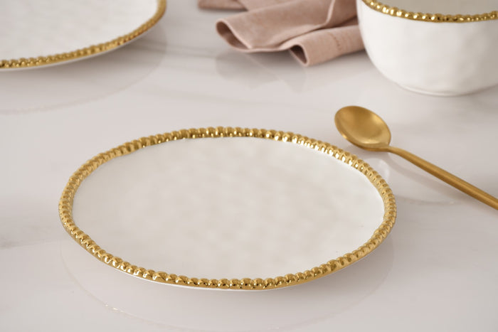 Pampa Bay Round Salad Plate Golden Salerno