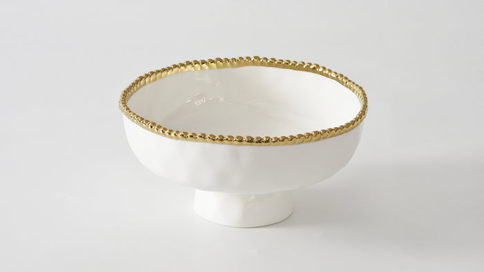 Pampa Bay Medium Footed Bowl Golden Salerno