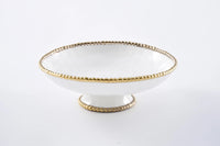Pampa Bay Footed Bowl  Golden Salerno