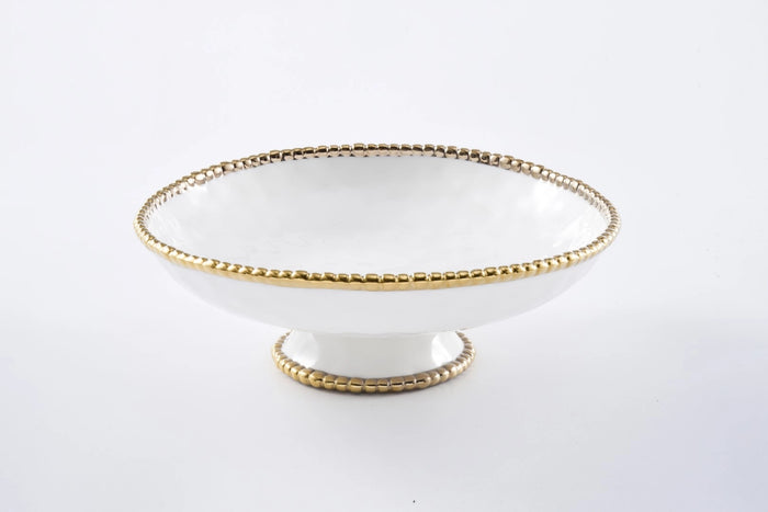 Pampa Bay Footed Bowl  Golden Salerno