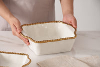 Pampa Bay Square Baking Dish Golden Salerno