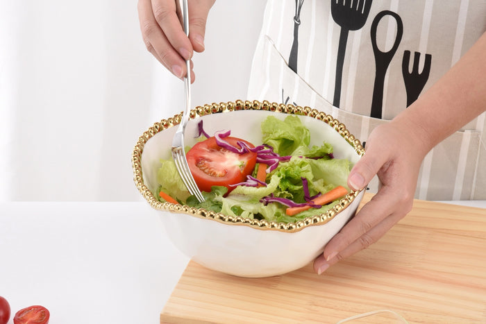 Pampa Bay Medium Salad Bowl Golden Salerno