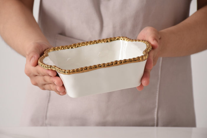 Pampa Bay Square Individual Baking Dish Golden Salerno