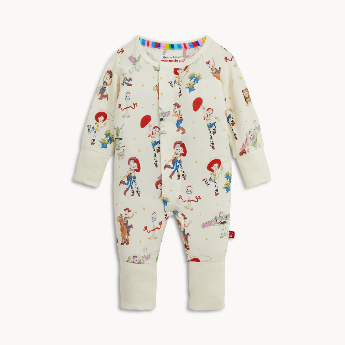 Magnetic Magnetic Convertible Coverall-Woody & Friends