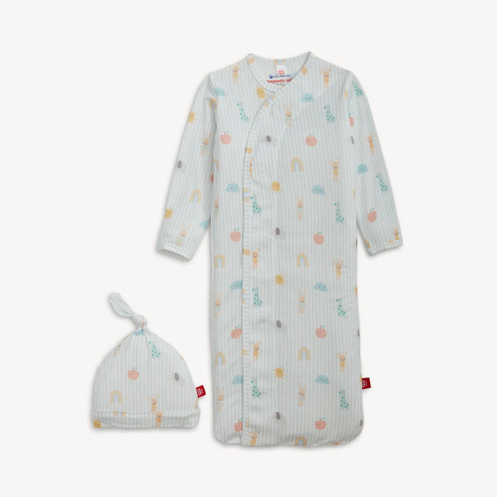 Magnetic Me Gown & Hat Set- Lullaby Sky Blue