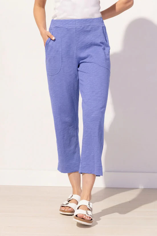 Escape Textured Peruvian Cotton On The Go Capri