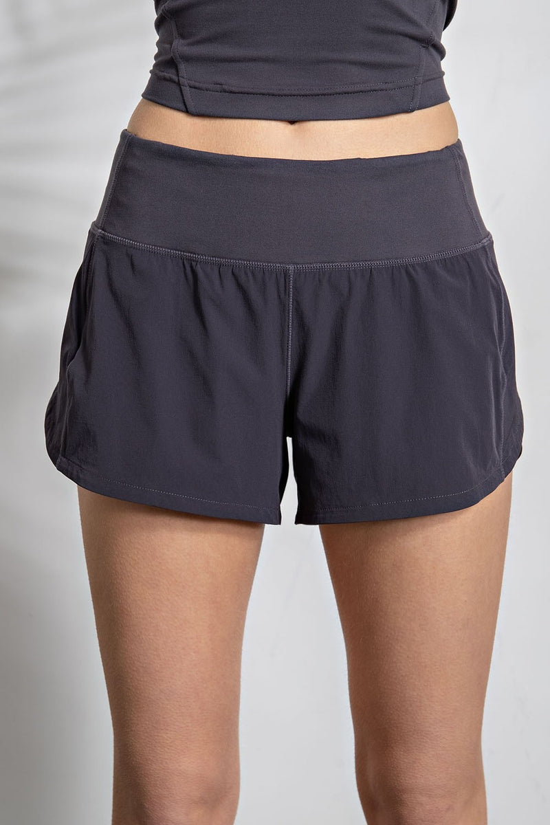 STRETCH WOVEN 2 IN 1 ACTIVE SHORTS