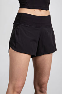 STRETCH WOVEN 2 IN 1 ACTIVE SHORTS