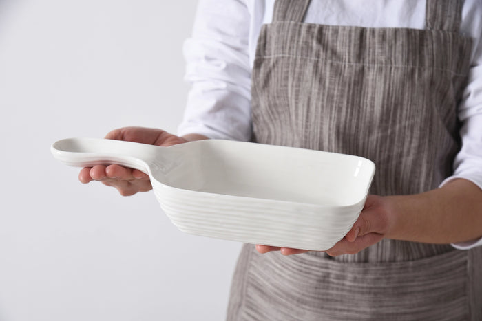 Pampa Bay Le Blanc Serving Dish with Handle