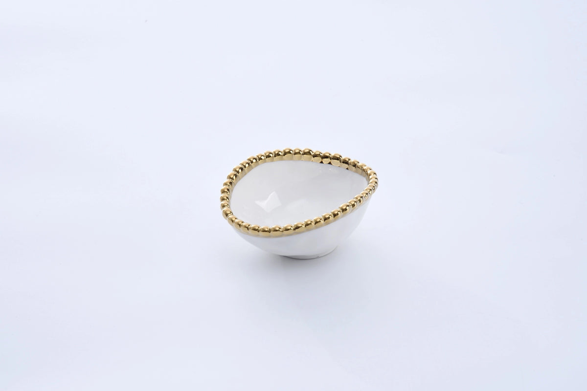 Pampa Bay Oval Condiment Bowl Golden Salerno
