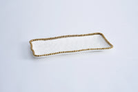Pampa Bay Medium Rectangular Tray  Golden Salerno
