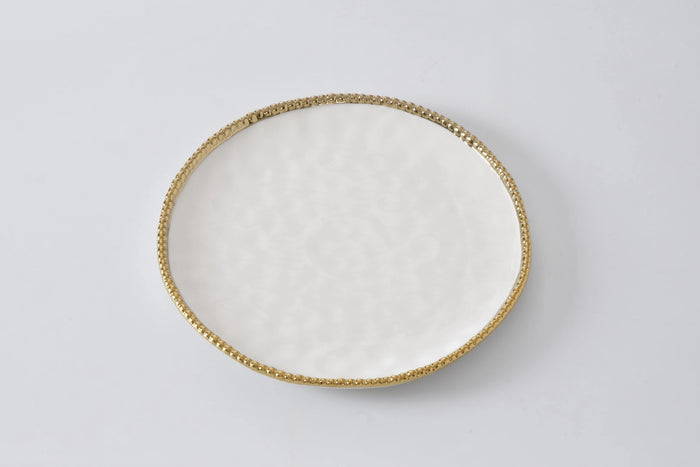 Pampa Bay Round Dinner Plate Golden Salerno